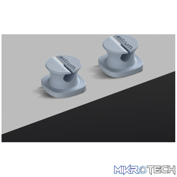 CO060 Mini Cable Organizer Clips - 4 Piece Set for Cable Management-Blue - Image 5